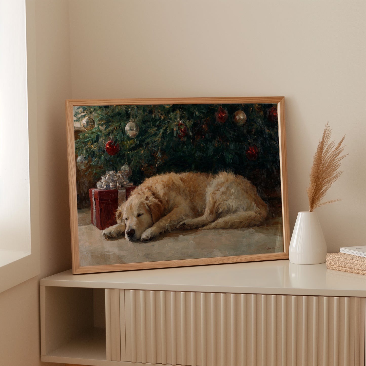 Beneath the Tree's Gentle Guard