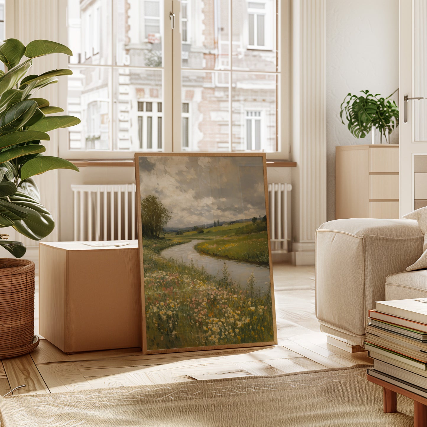 Wildflowers Along the Winding River