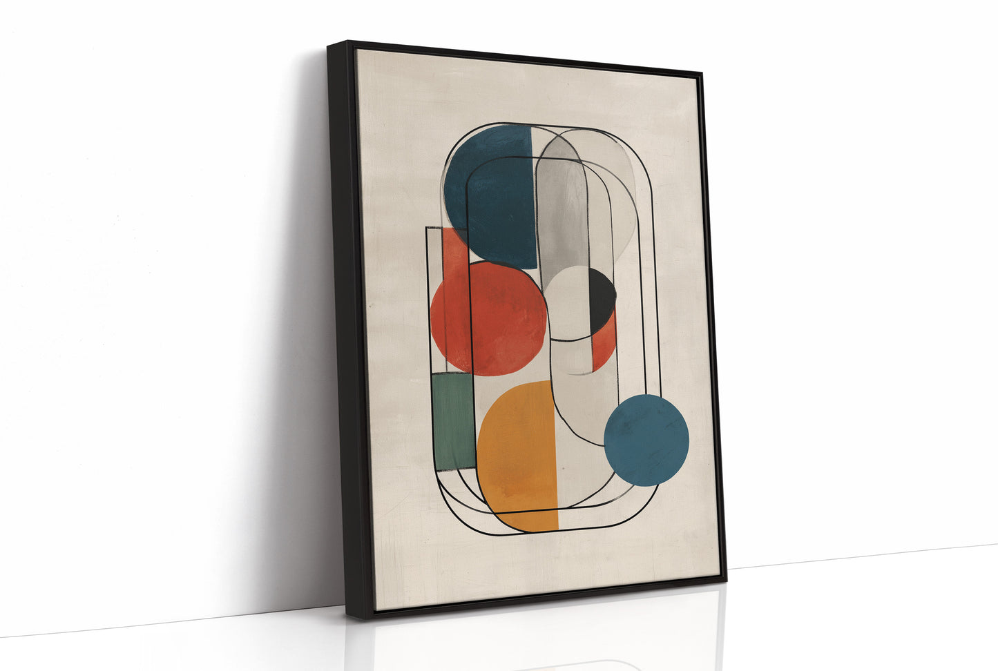 Circles Dance In Modern Lines