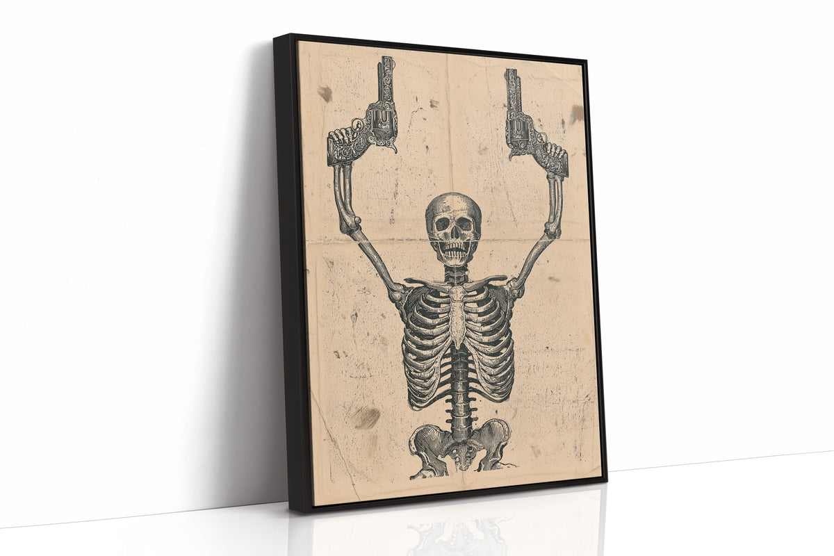 Hands Up: Engraved Skeleton Outlaw