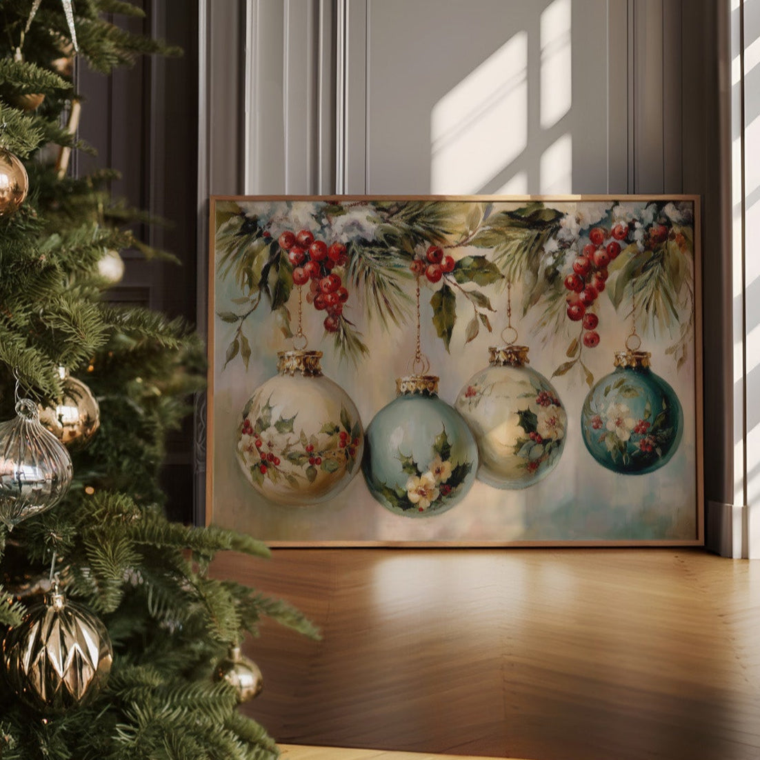 Vintage Ornaments Paint December's Story