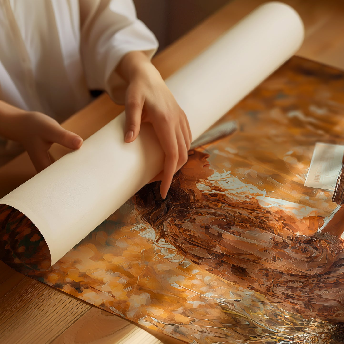 Golden Hour Among Forgotten Pages