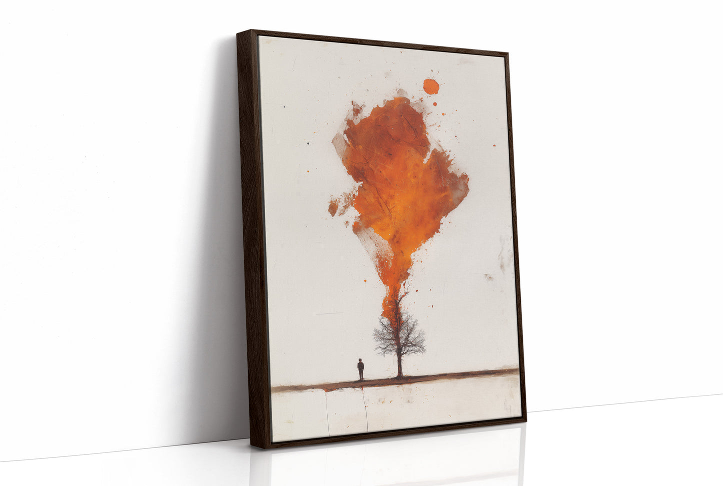 Autumn Inferno Breathes Above Solitude