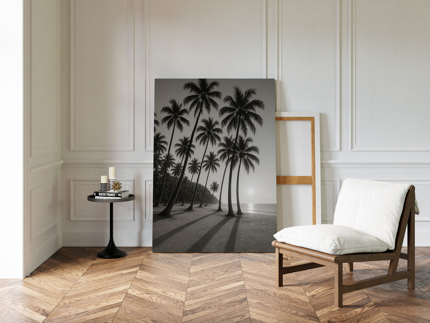 Palm Shadows at Sunrise