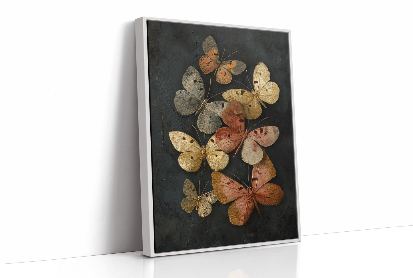 Copper Wings Against Midnight Sky