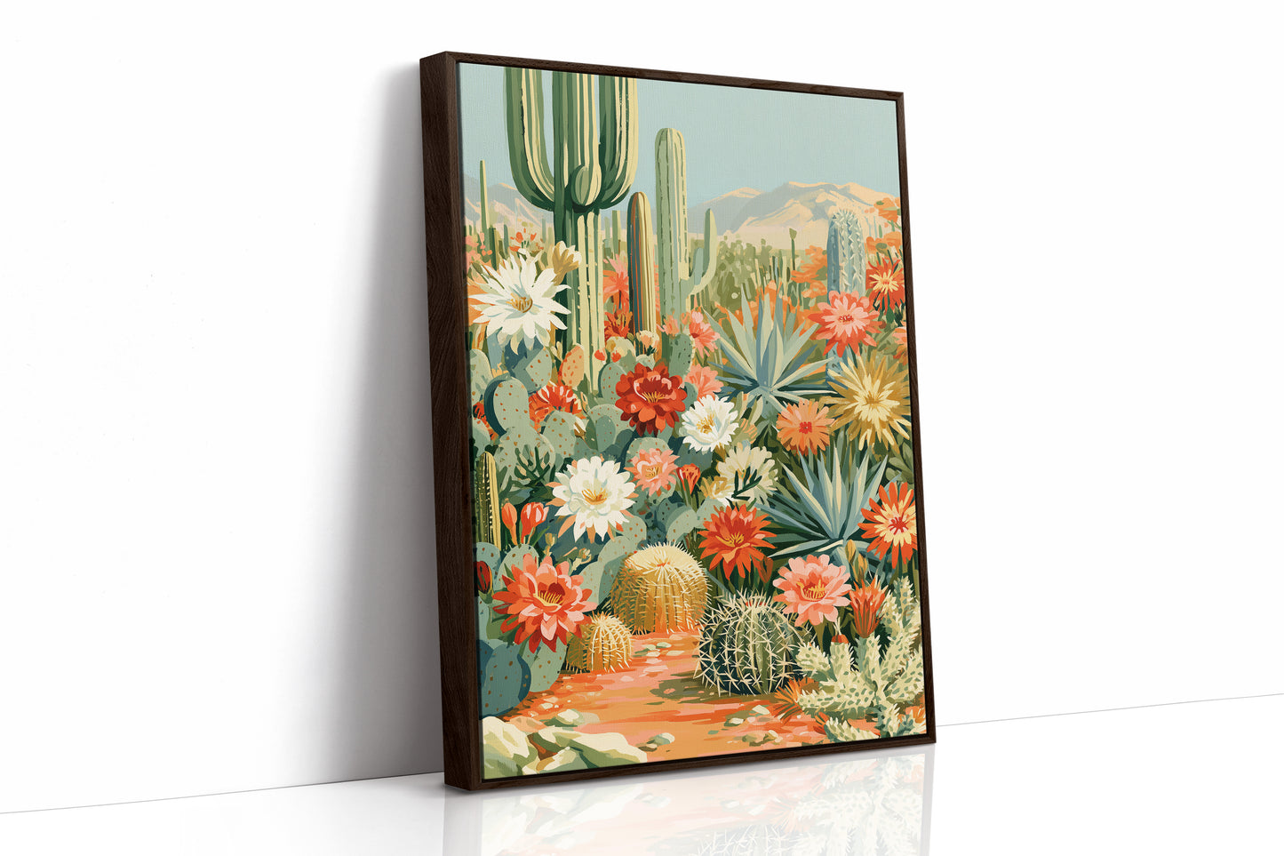 Desert Vista: Blooming Oasis