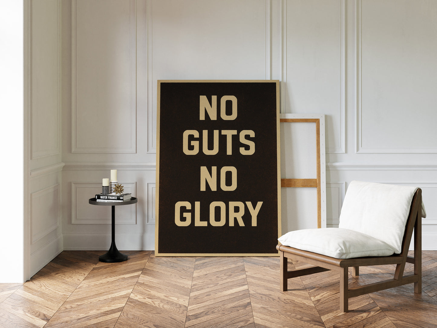 No Guts No Glory Vintage Poster