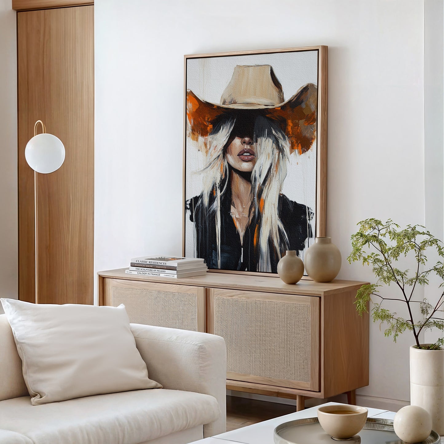 Western Edge - Bold & Fearless Cowboy Chic Canvas Art