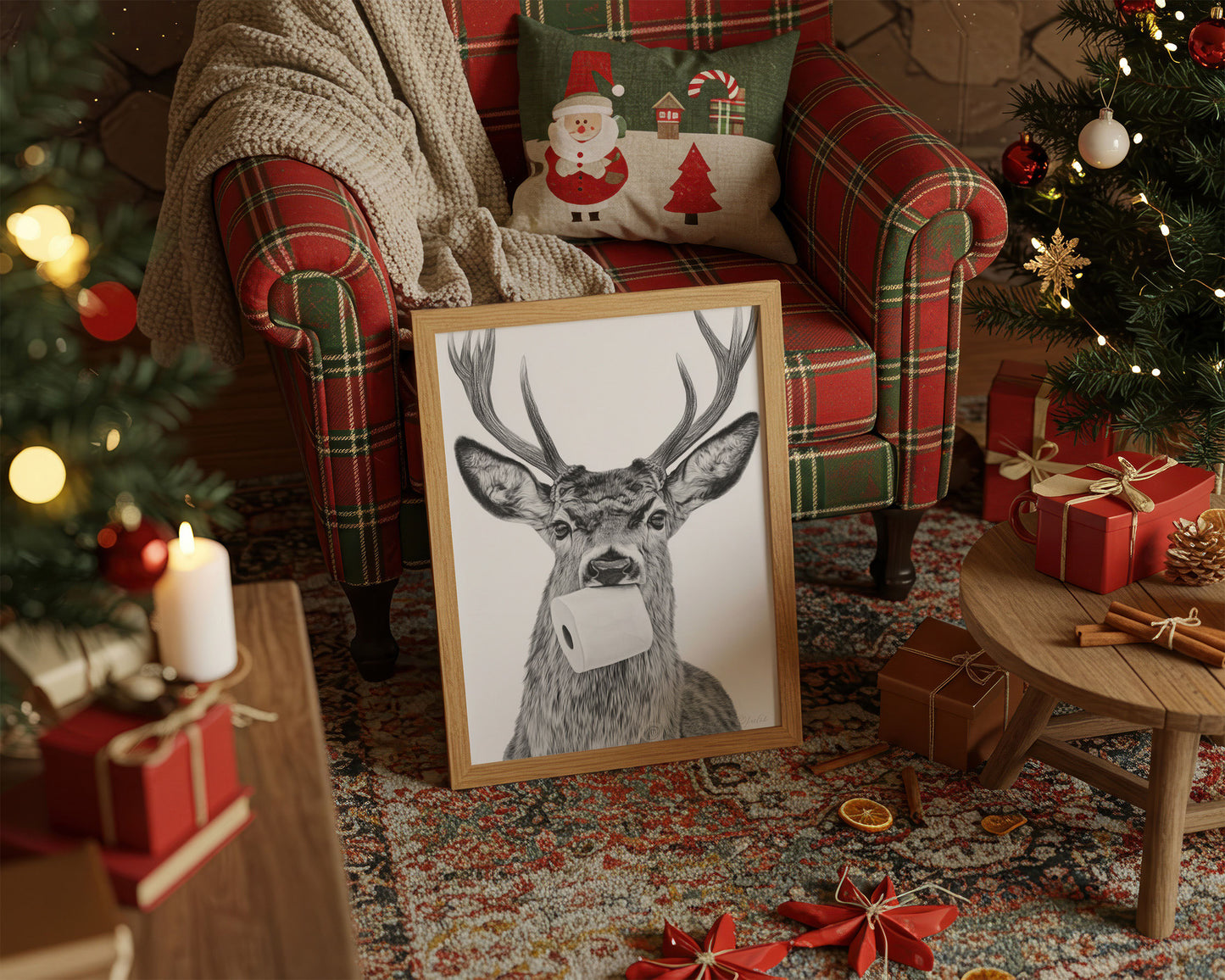 Stag's Unexpected Bathroom Break