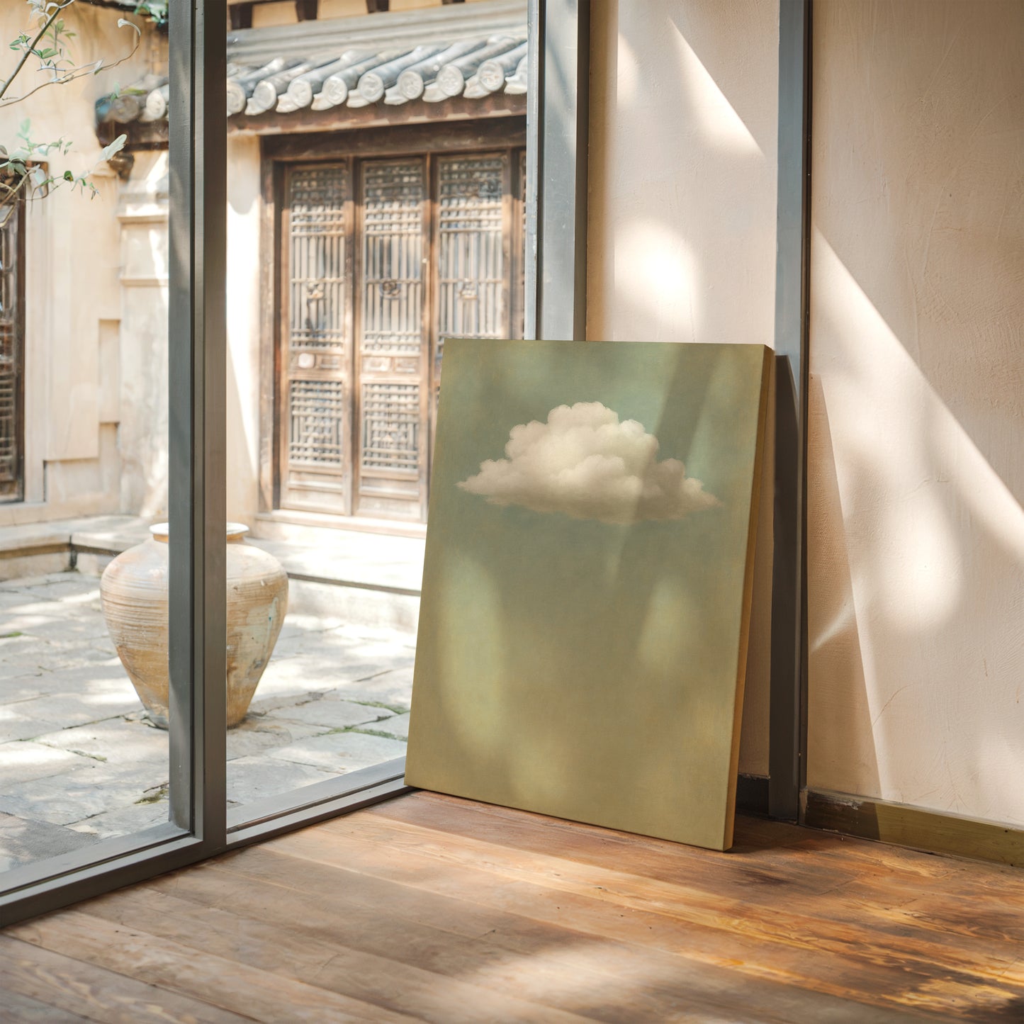 Quiet Cloud Over Faded Horizon