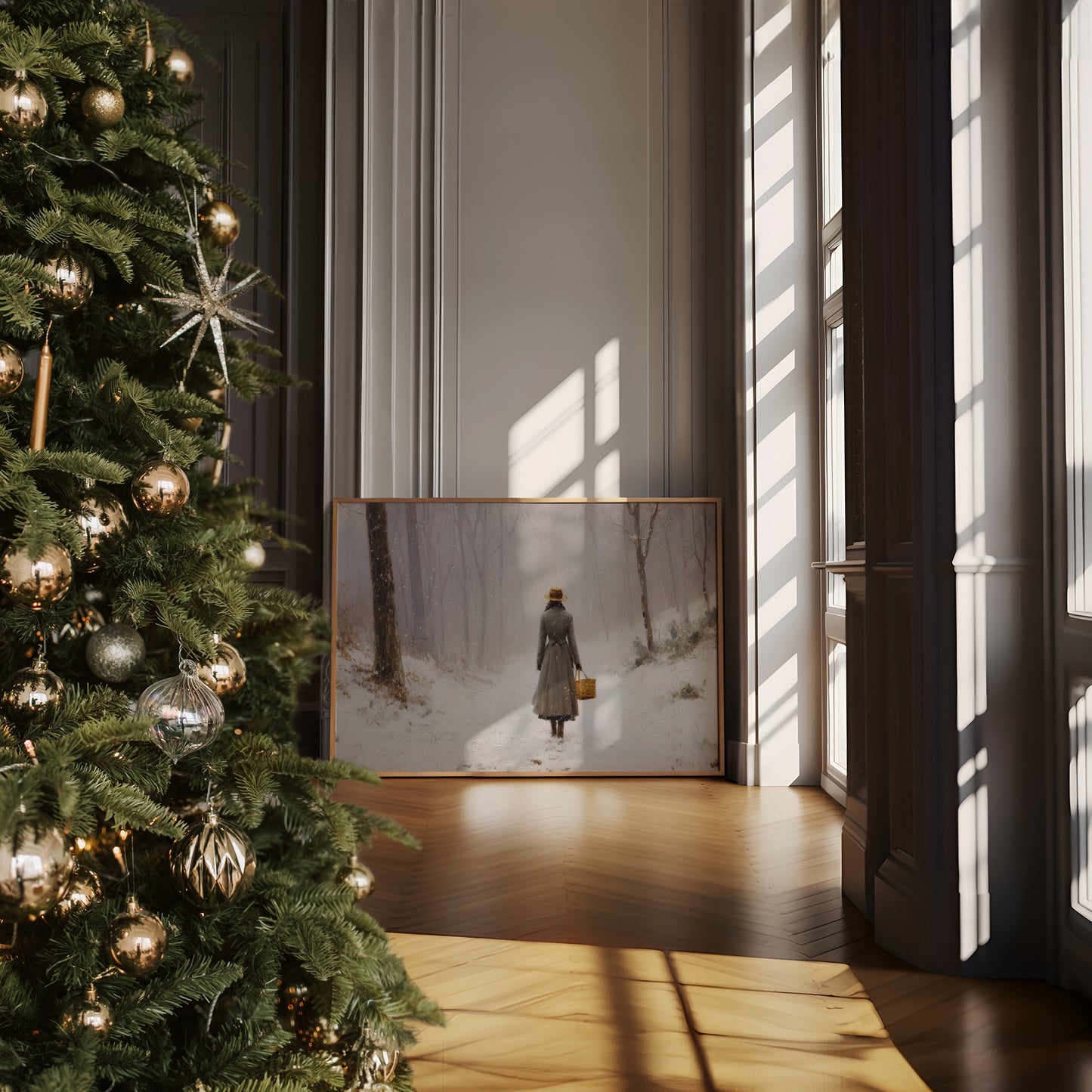 Winter Path Leads To Mystery