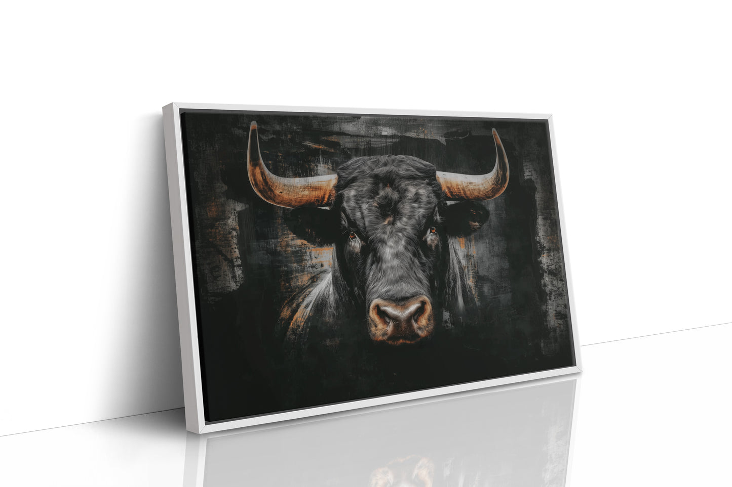 Midnight Bulls Wear Golden Crowns