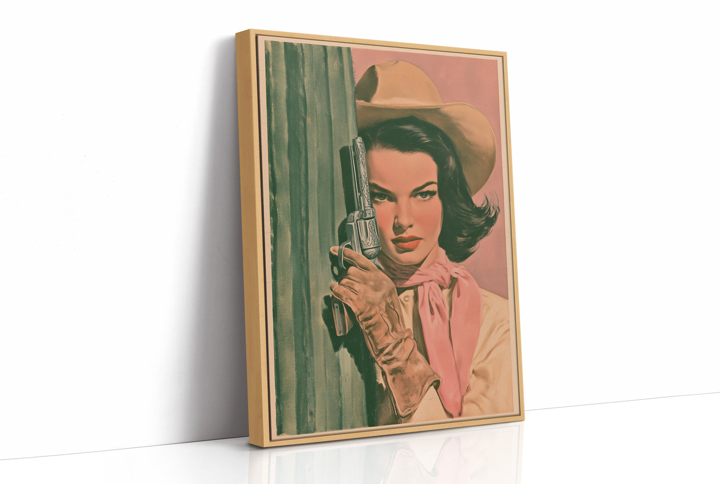 The Draw: Vintage Cowgirl Close-Up