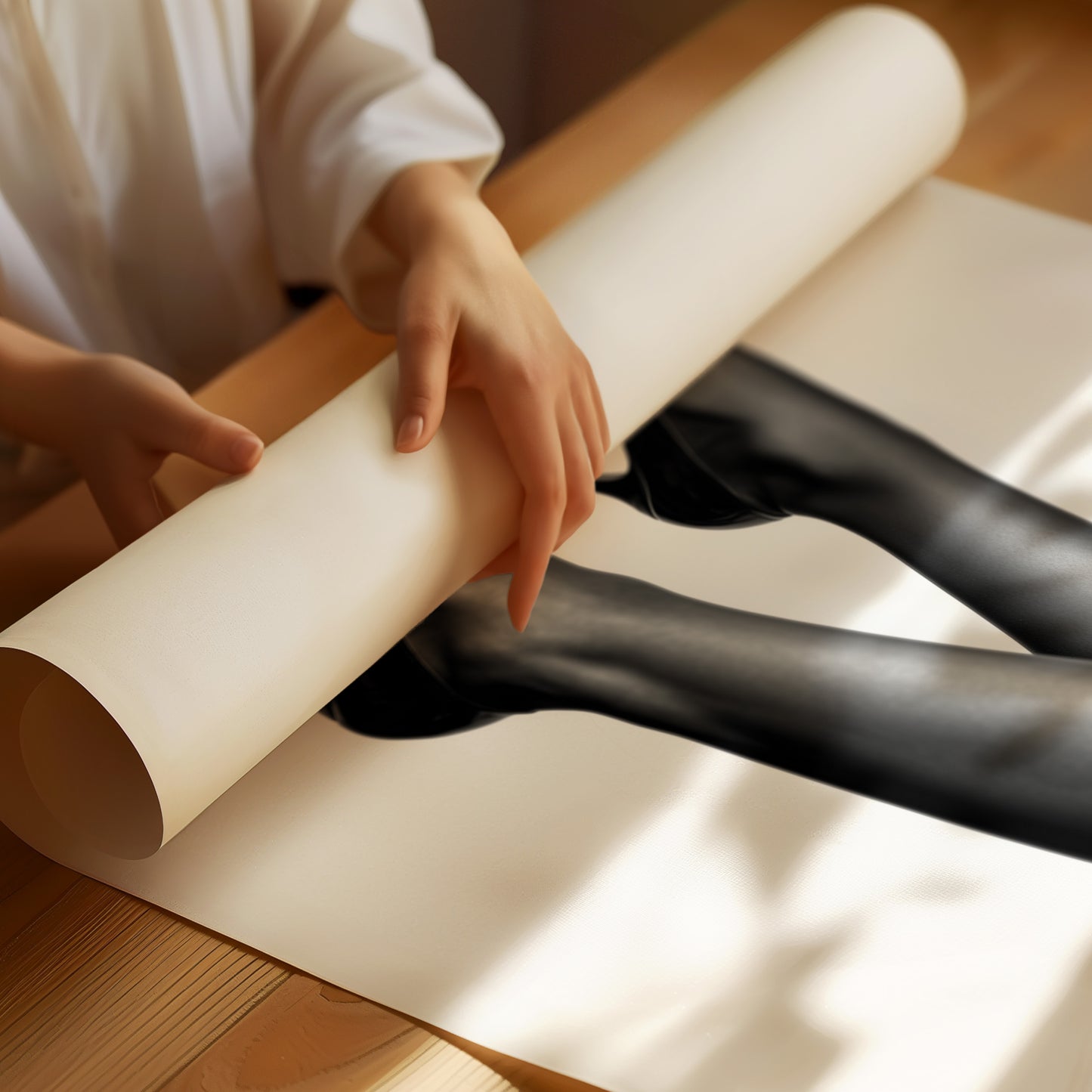 Elegant Silhouette: Stilettos in Motion