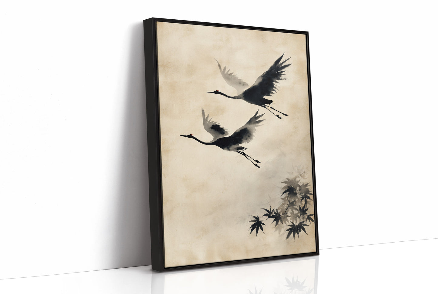 Cranes Paint Their Morning Dance