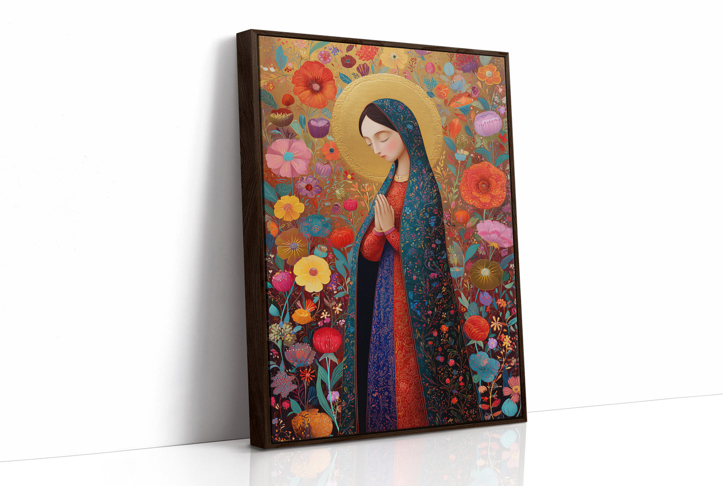 Blooming Devotion Crowned in Gold