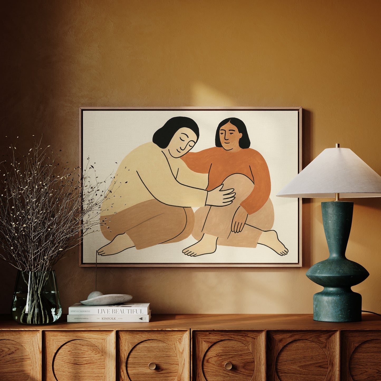 In Gentle Company Friendship Print