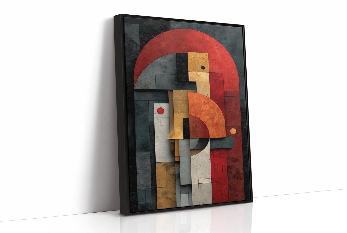 Geometric Rhythms In Rust And Steel