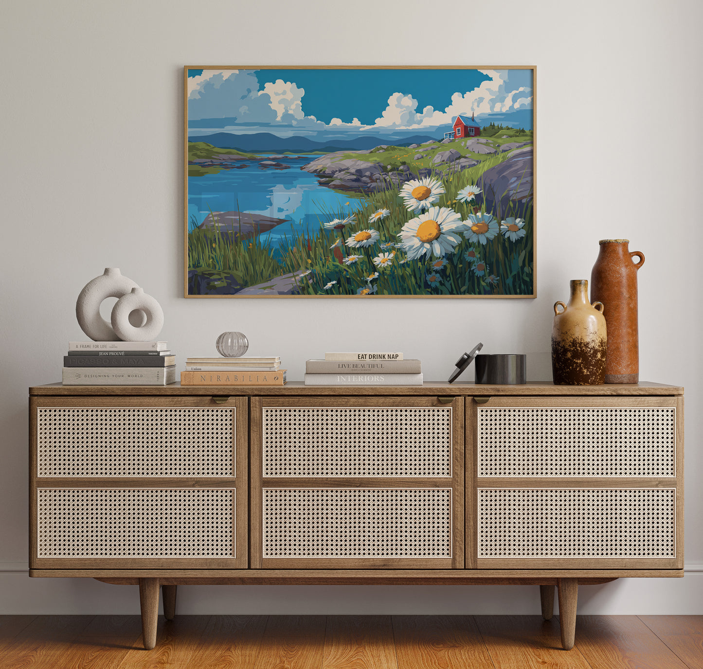 Daisies Dance Above Northern Waters