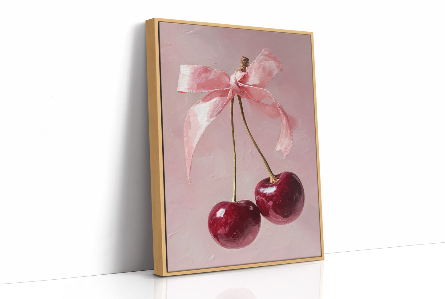 Cherries, Bow-Tied and Blushing