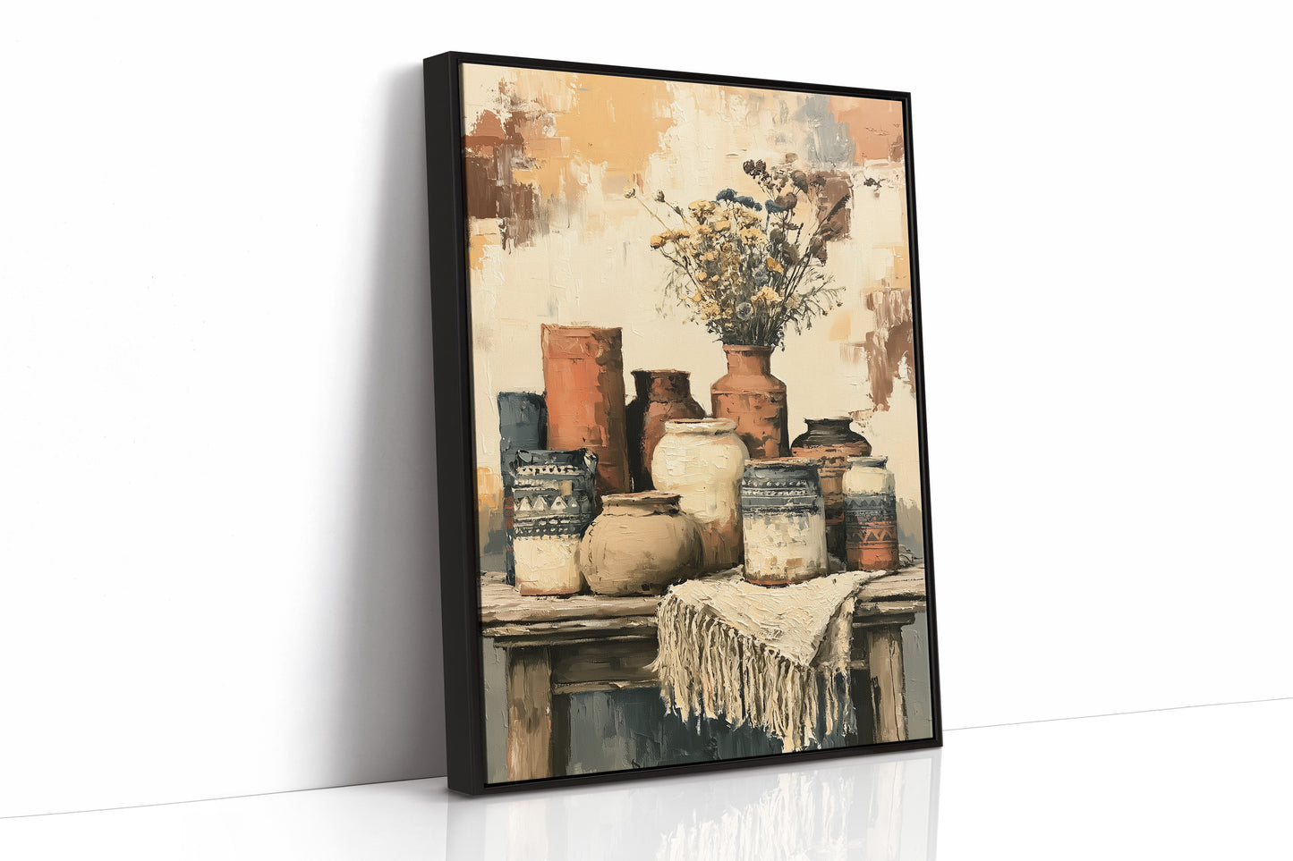 Sunbaked Pottery and Faded Blooms
