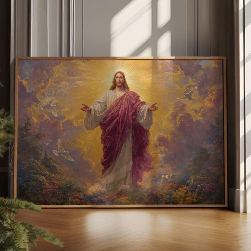 Sacred Light Illuminates Heaven's Garden