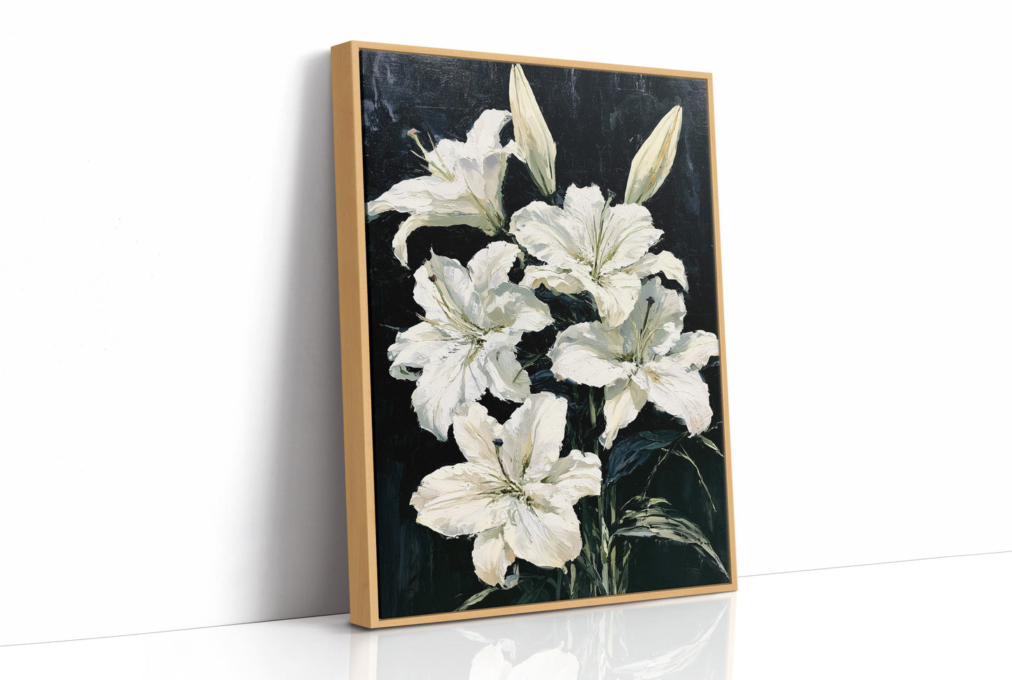 Lilies Against the Dark