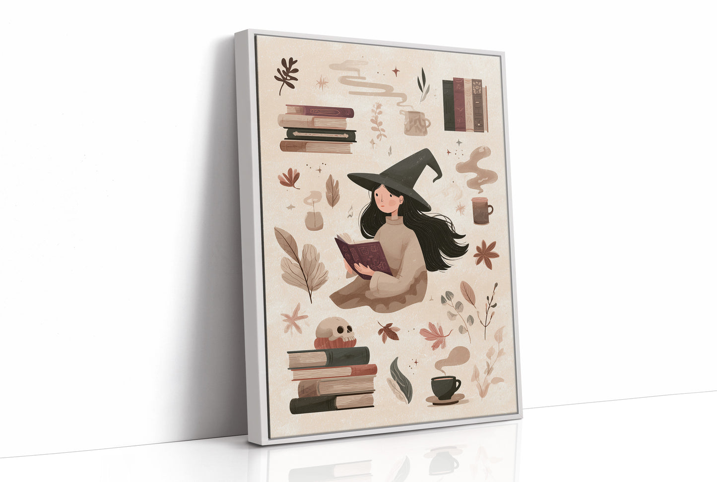 Autumn Spells Between Book Pages