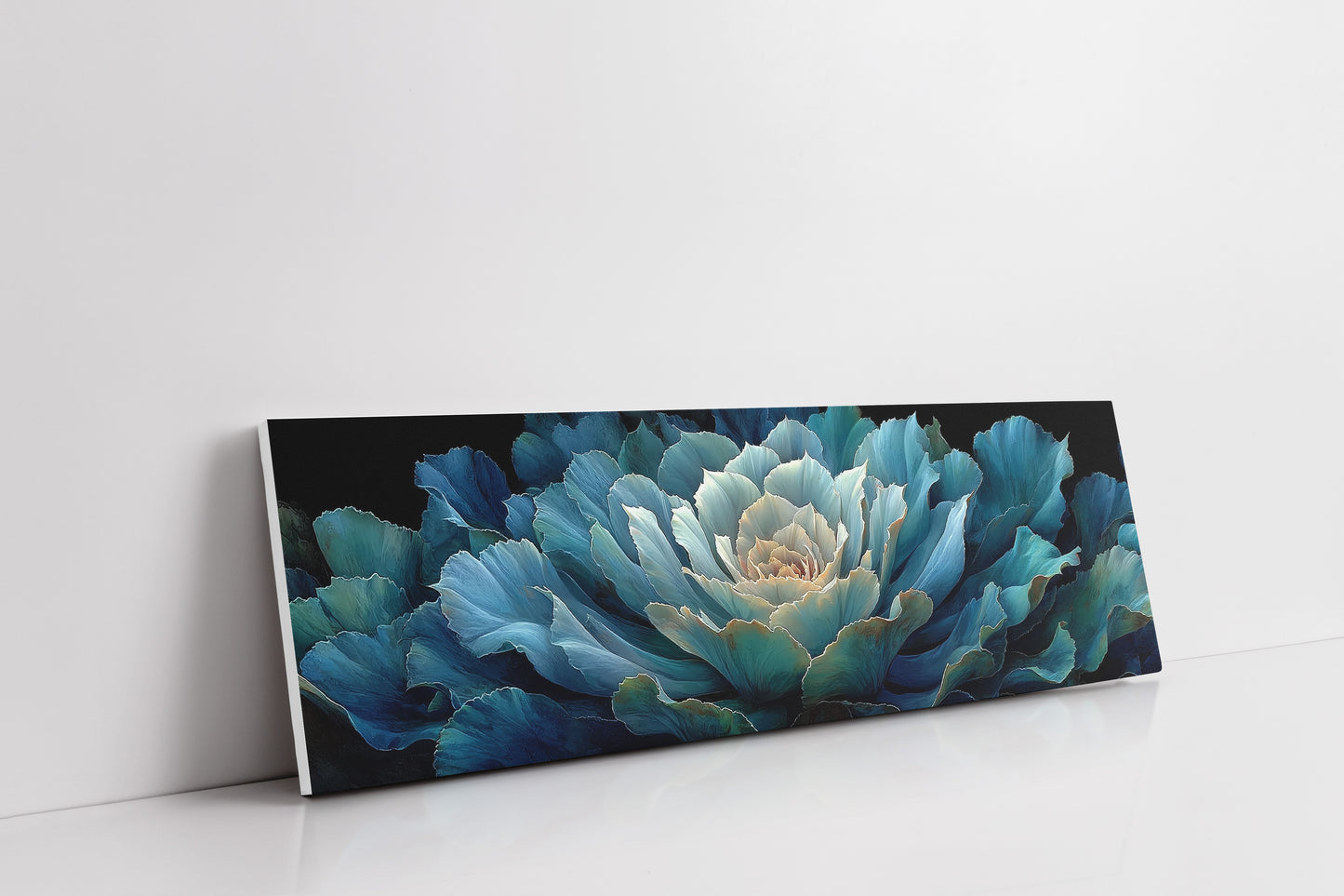 Midnight Bloom In Teal