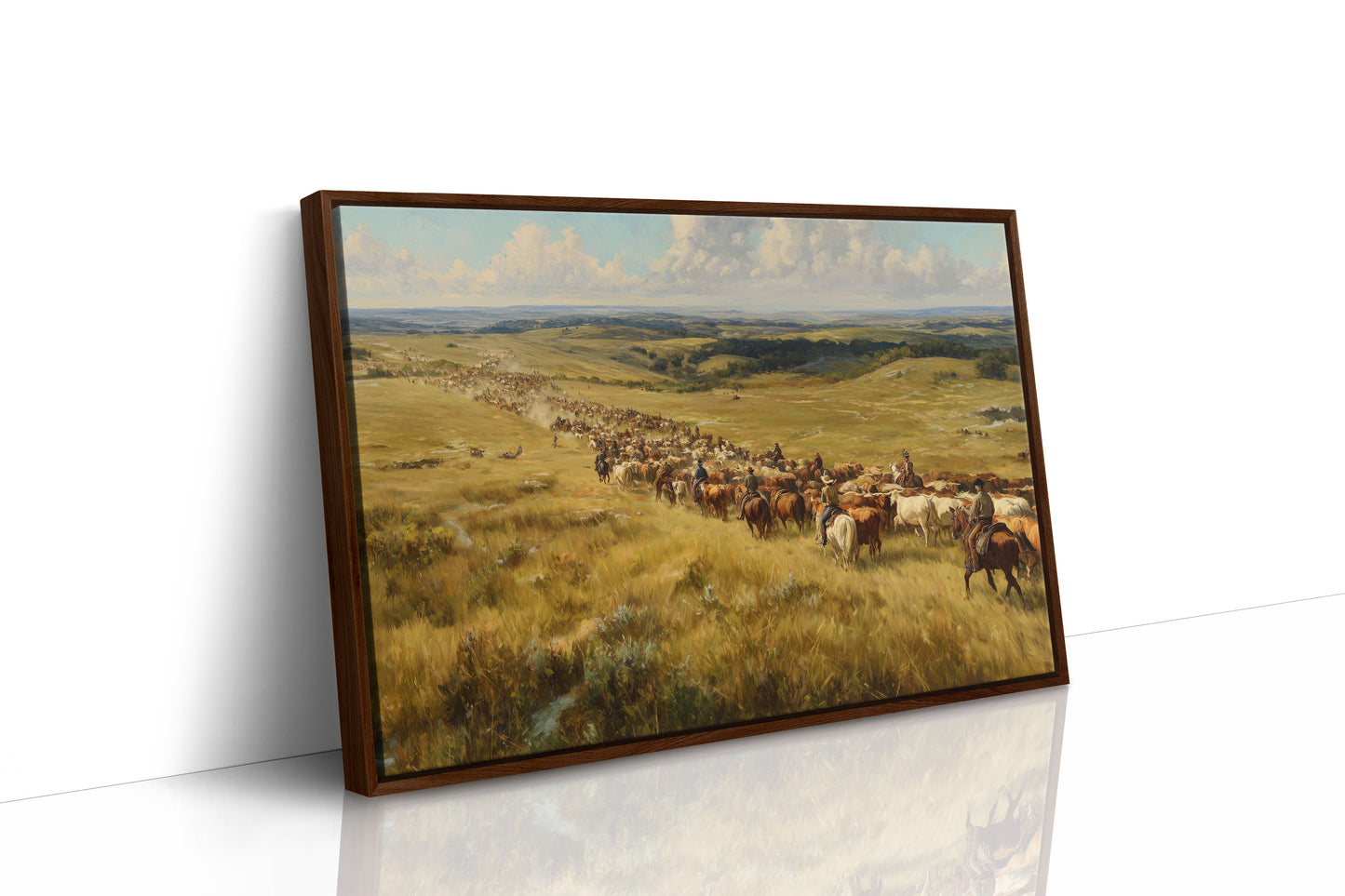 Prairie Dust Follows The Herd