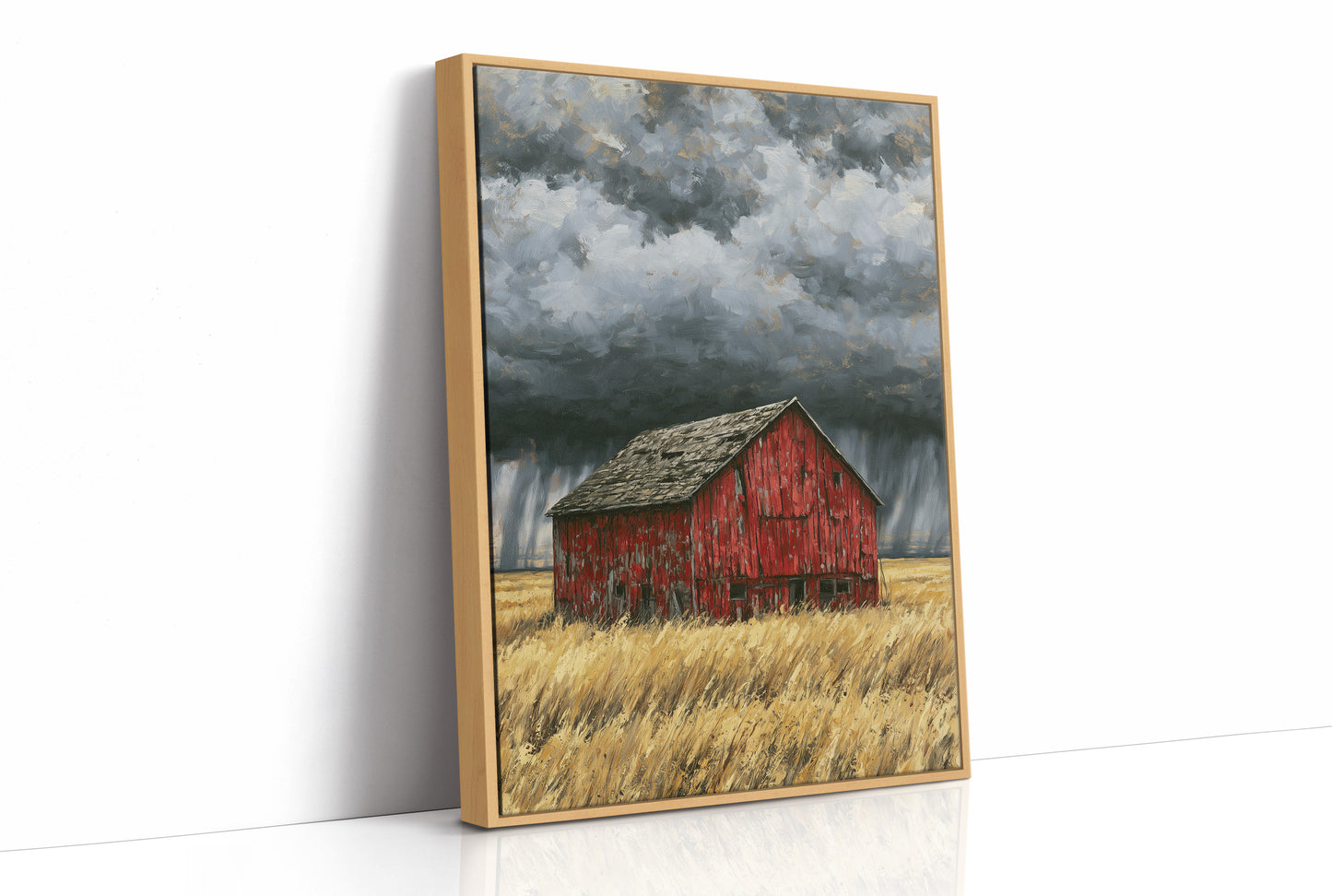 Red Barn Braces for the Storm