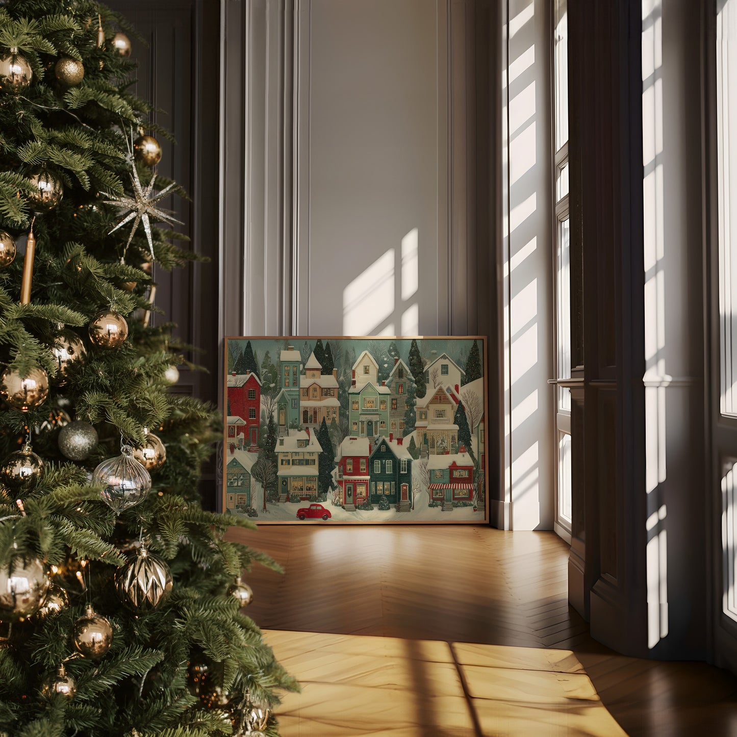 Snow Falls On Storybook Lane