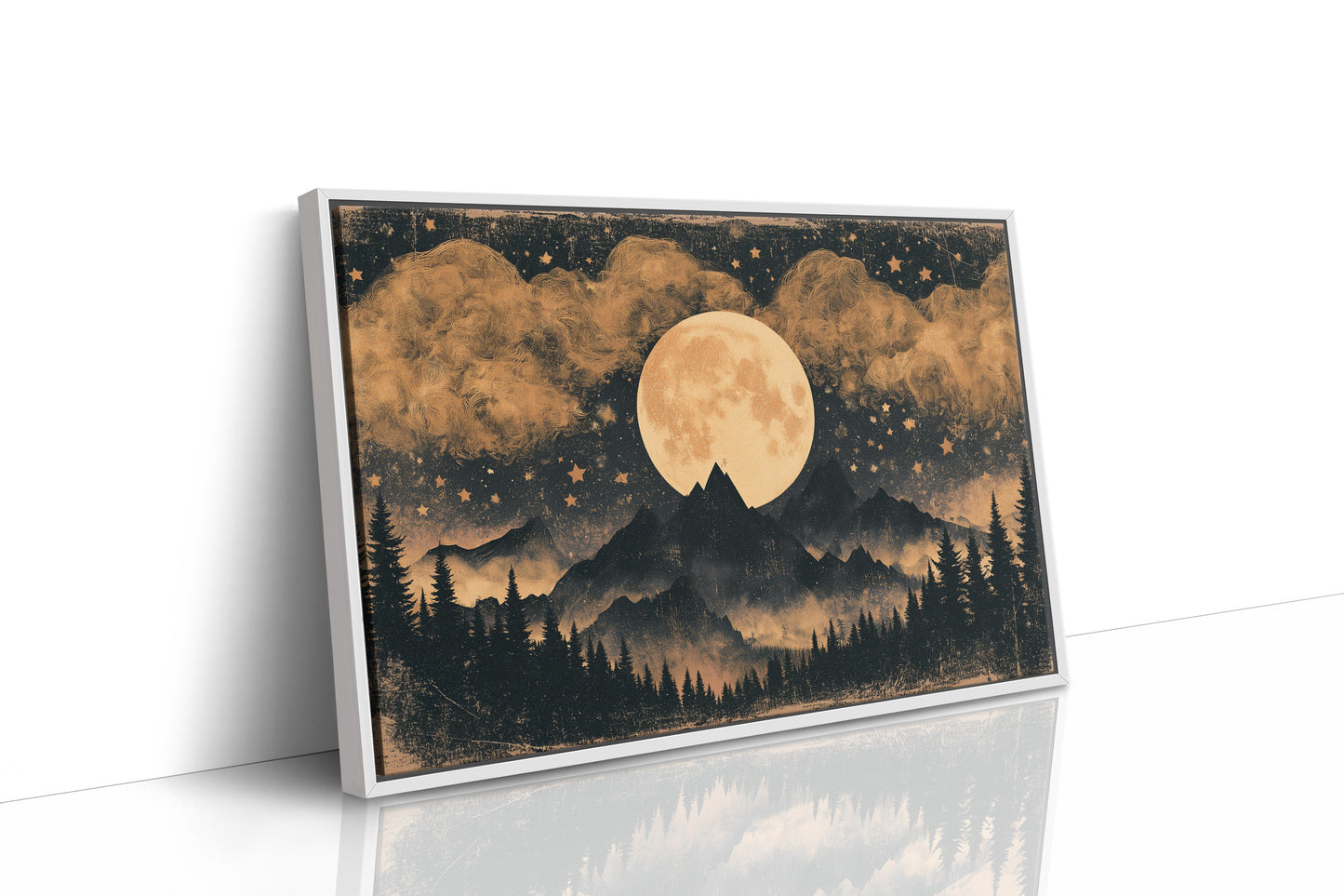 Gold Light Over Sleeping Mountains