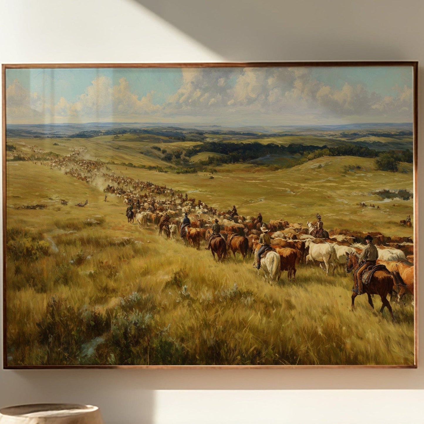 Prairie Dust Follows The Herd