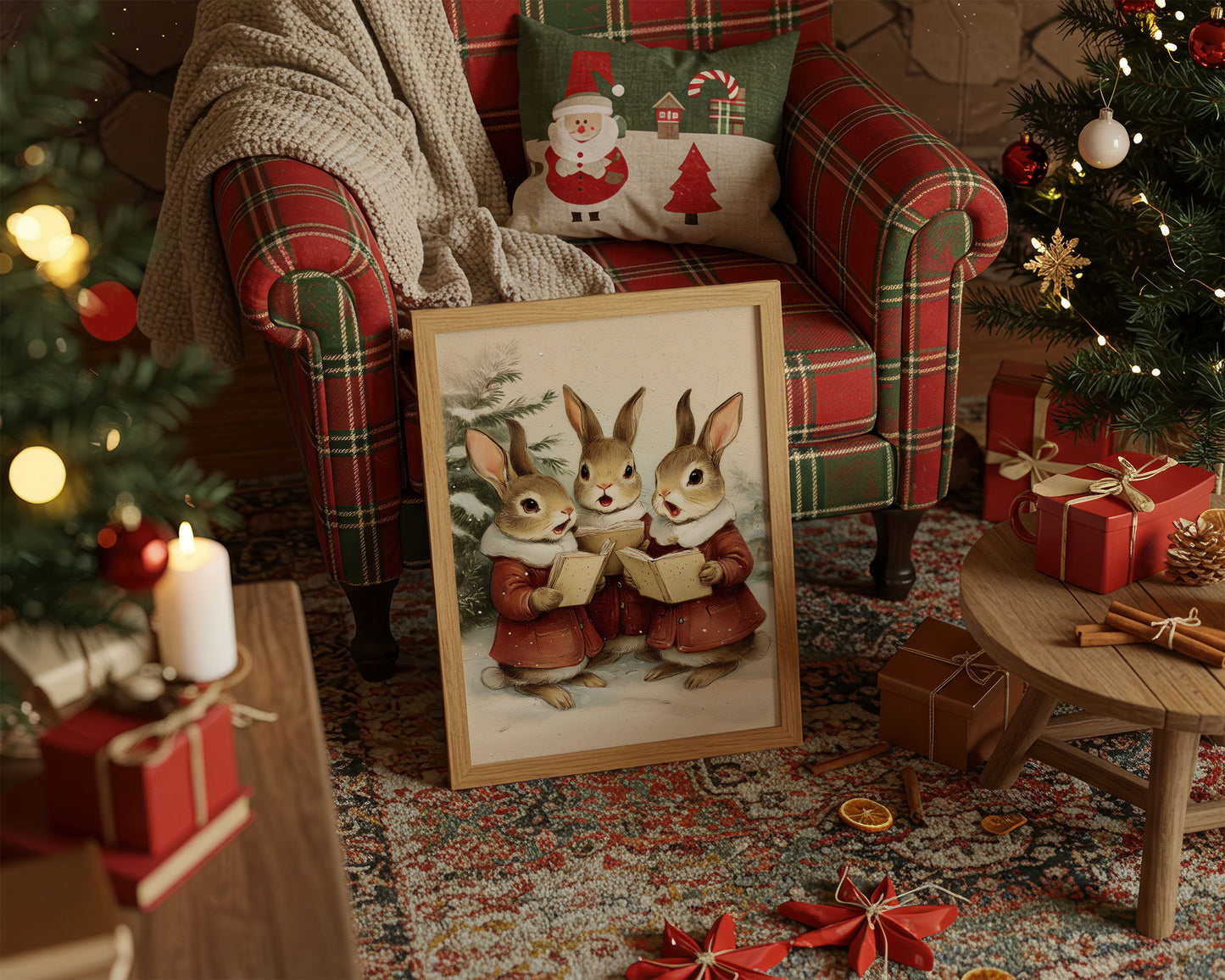 Winter Rabbits Sing Their Carols