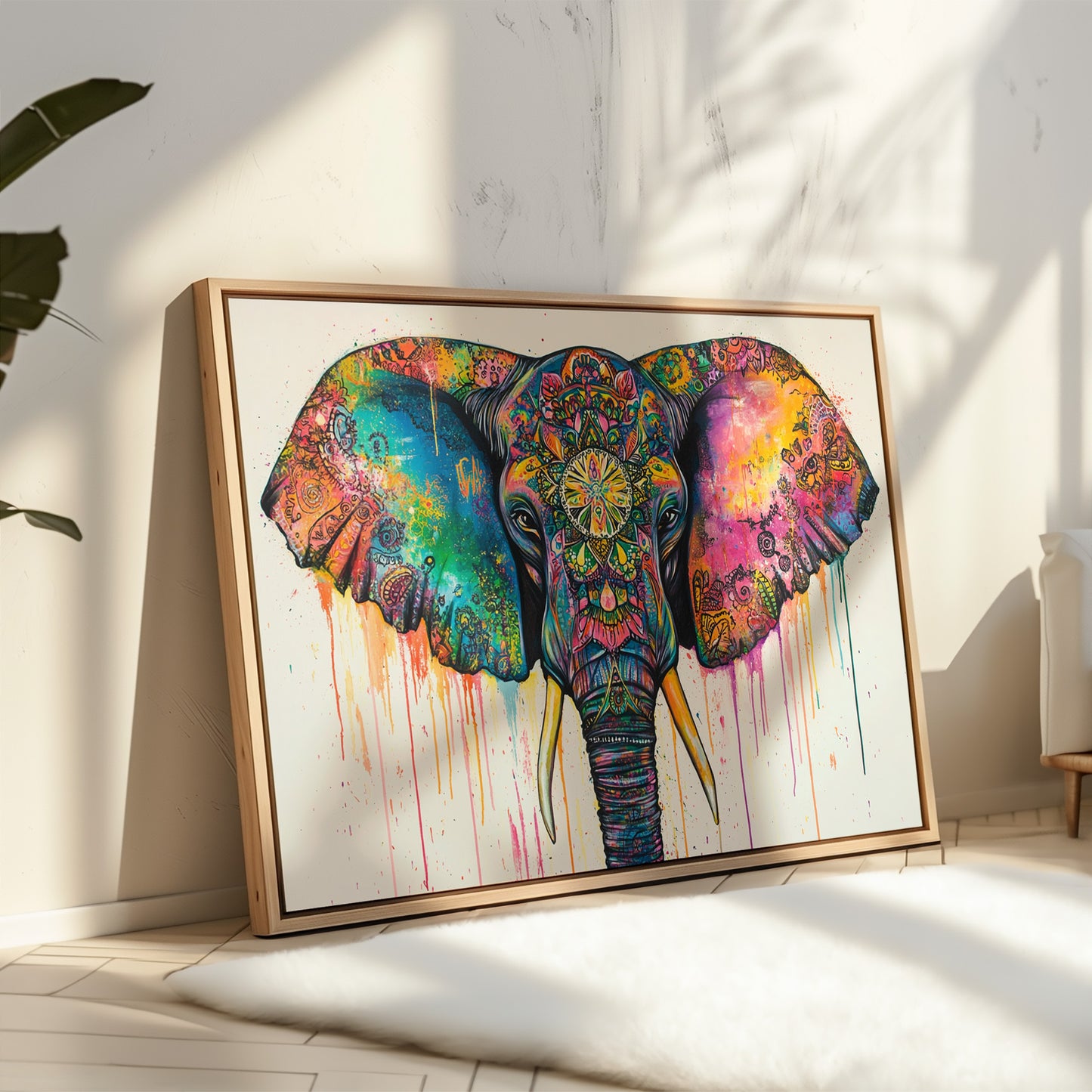 Sacred Colors Dance Through Tusks