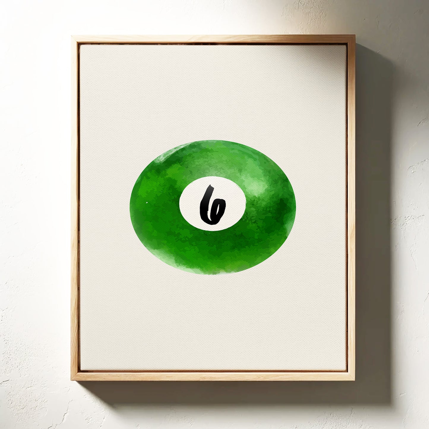 Lucky Six Floats In Emerald Depths