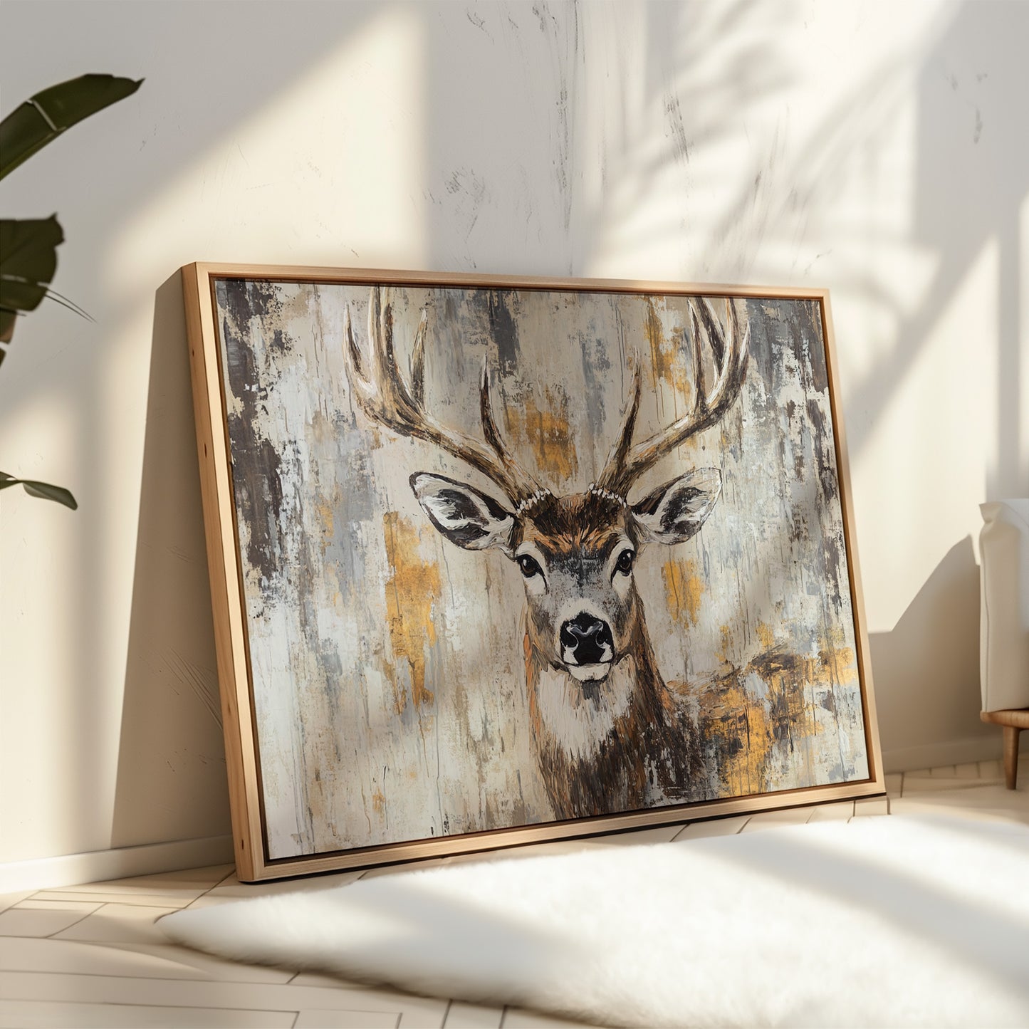 Noble Stag In Golden Light