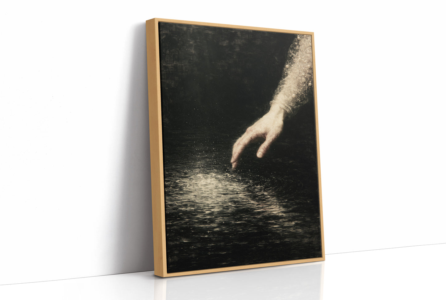 Fingertip and Moonlit Water: A Renaissance Study