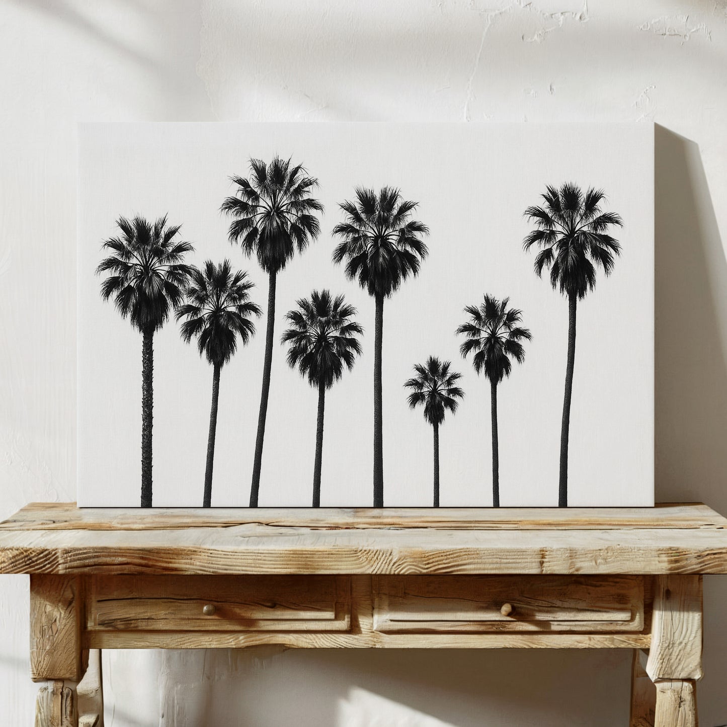 Seven Palms in Perfect Rhythm
