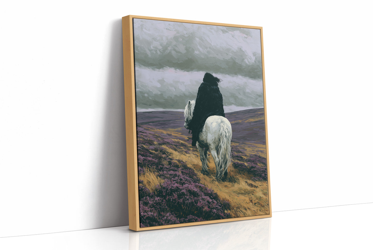 Rider on the Windswept Moor