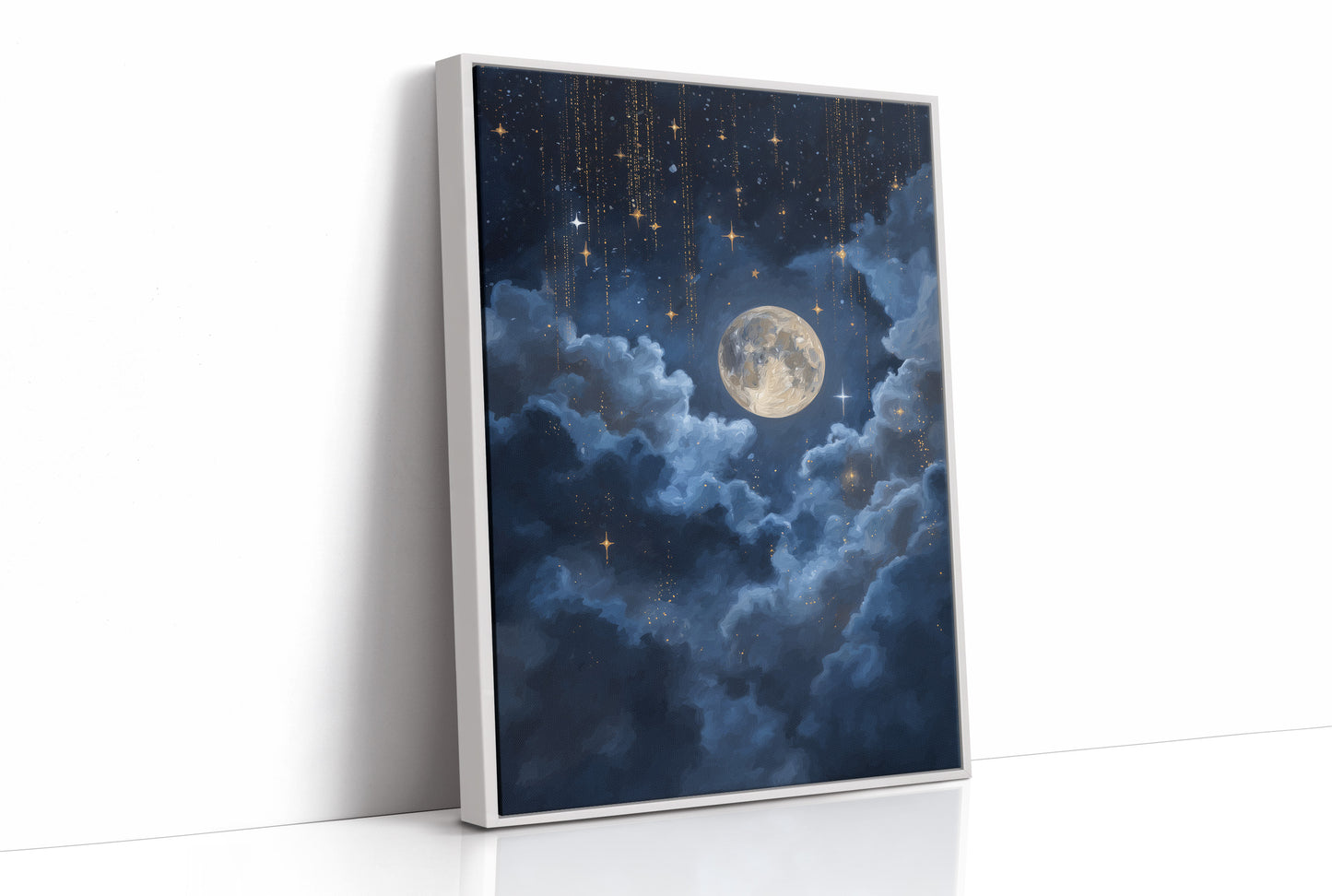 Moon Bathes In Midnight Blue