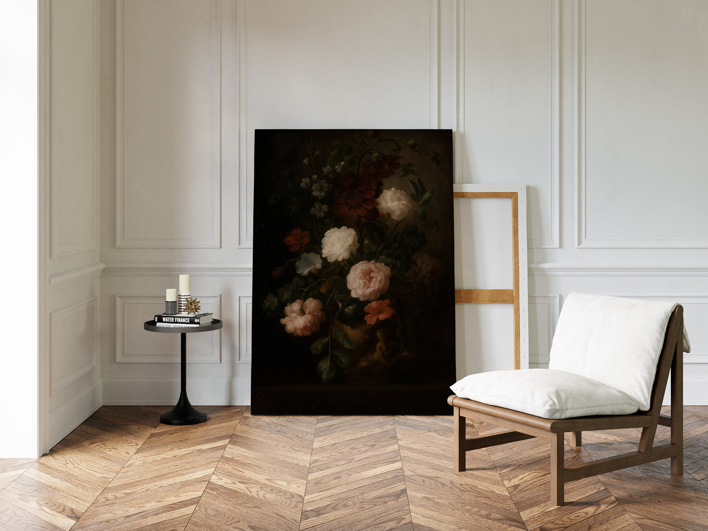 Baroque Vase of Blushing Petals