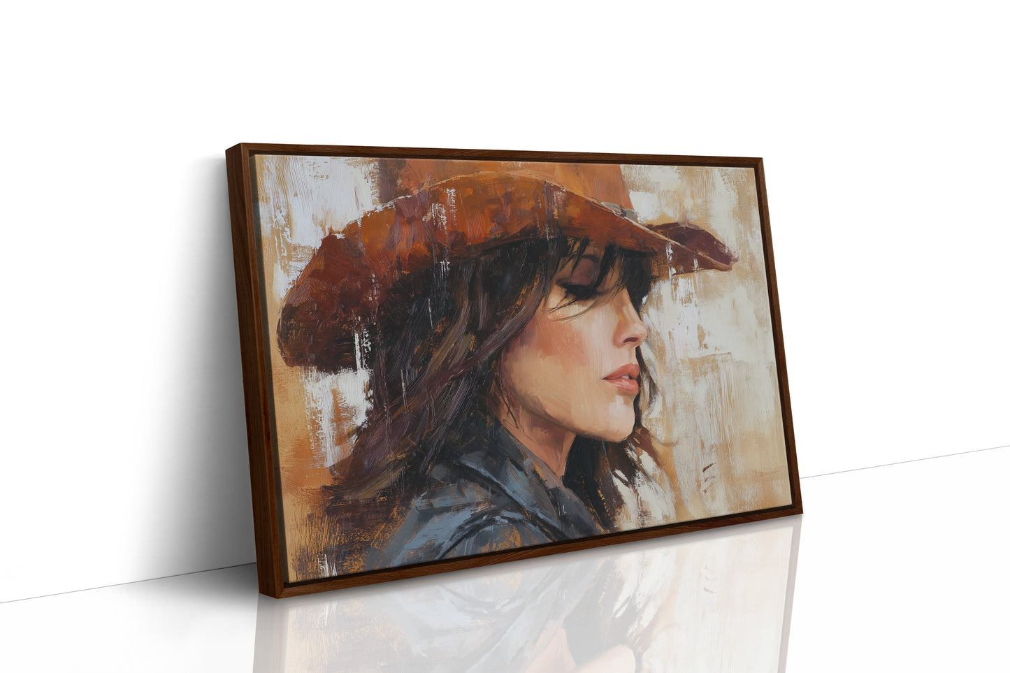 Rust Hat Against Faded Memory