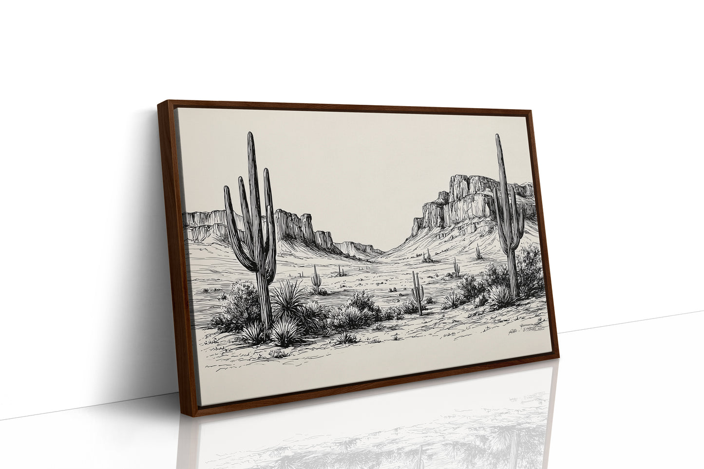 Saguaros Stand Like Ancient Sentinels