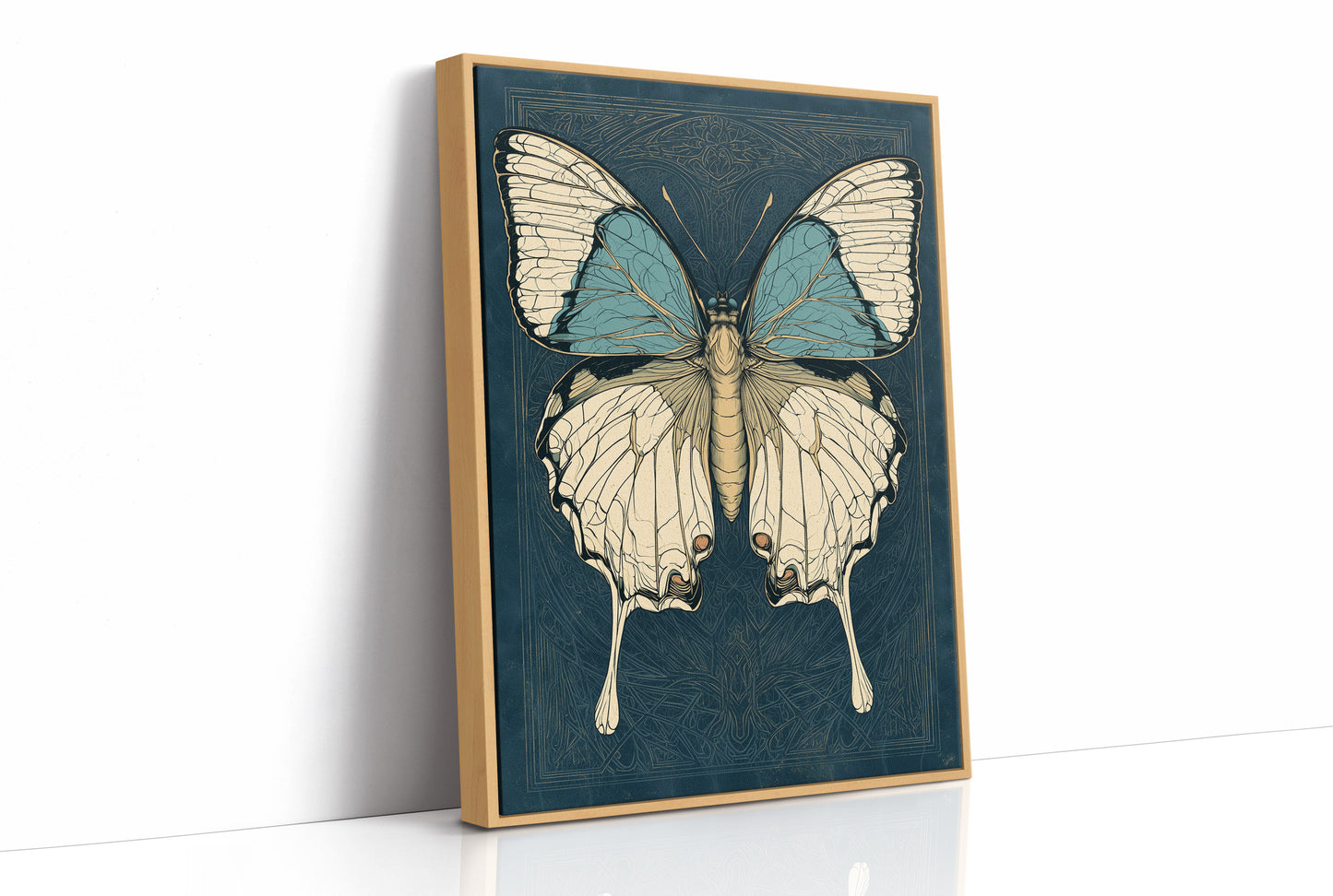 Swallowtail Symmetry: An Art Deco Butterfly Study