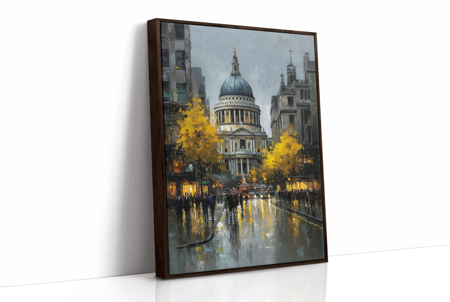 London on a Grey and Golden Evening