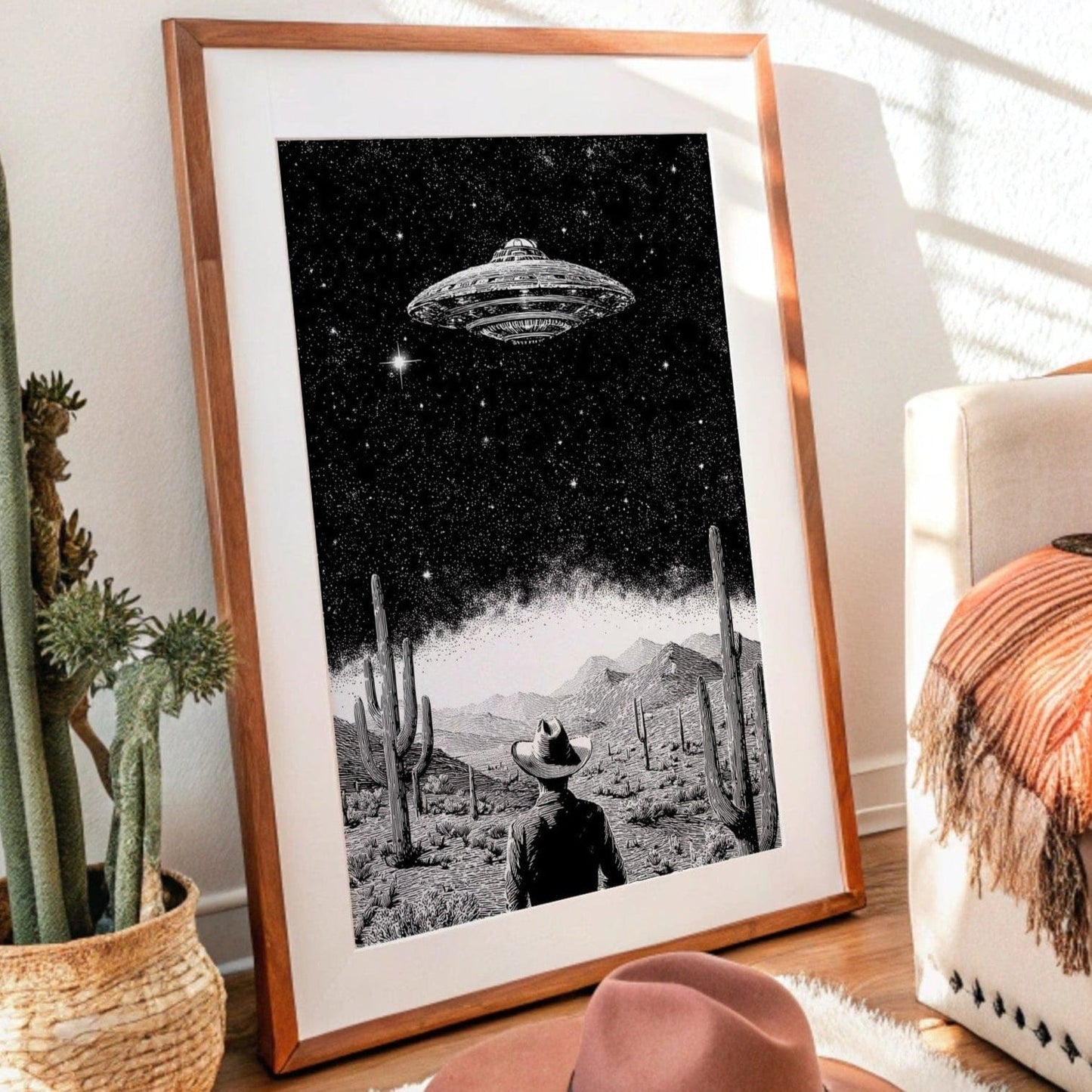 Saguaros Witness Midnight's Strange Light