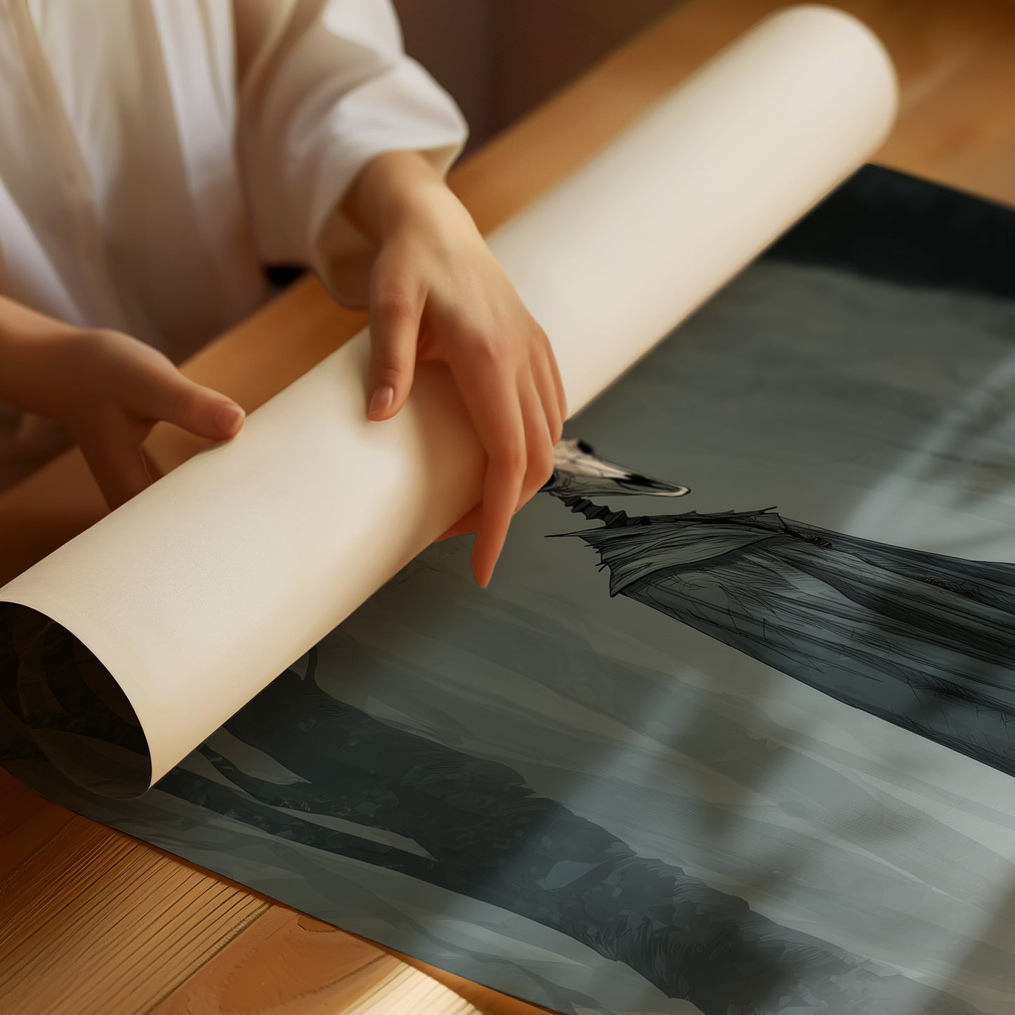 Ancient Forest Watches Time Pass