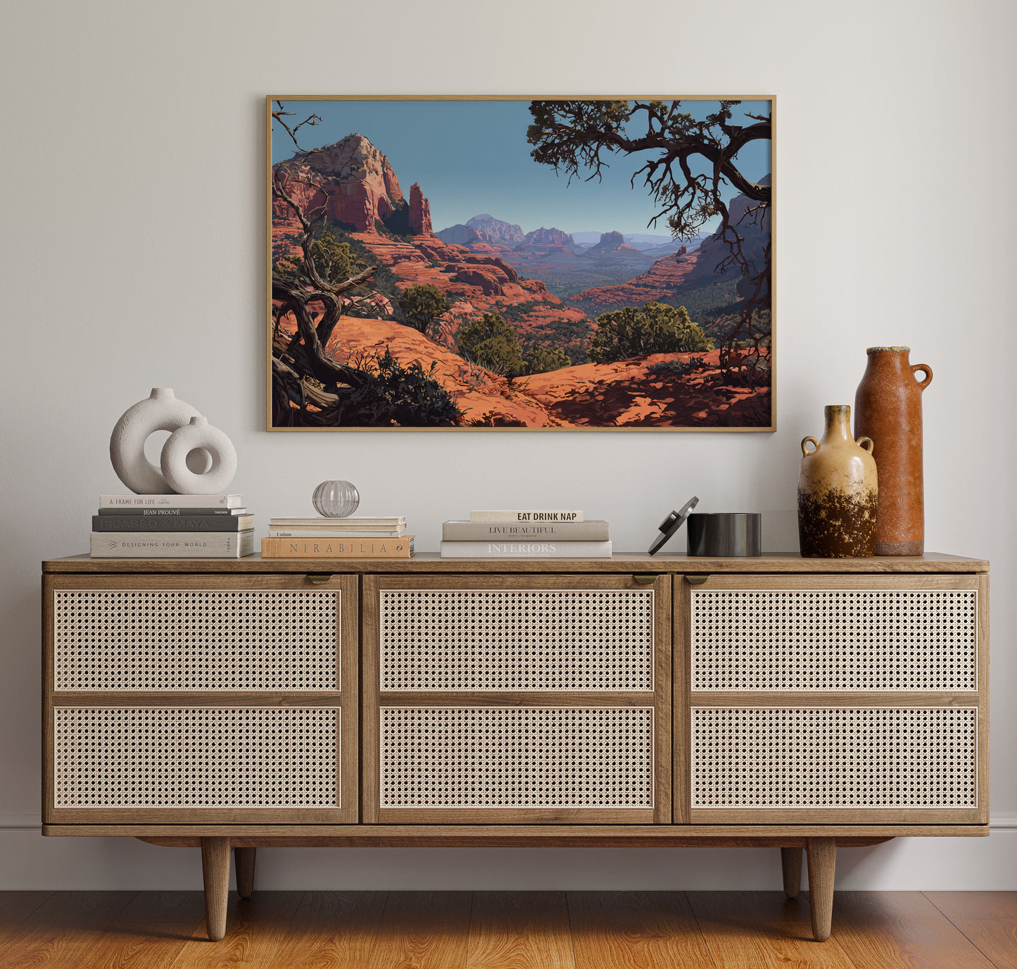 Twisted Juniper Frames Desert Peaks